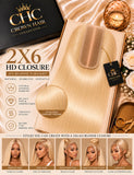 Crown 2×6 HD Lace Closure - 613 Blonde