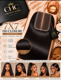 Crown 7×7 HD Lace Closure - 1B