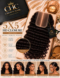 Crown 5×5 HD Lace Closure - 1B