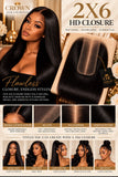 Crown 2×6 HD Lace Closure - 1B