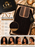 Crown 7×7 HD Lace Closure - 1B