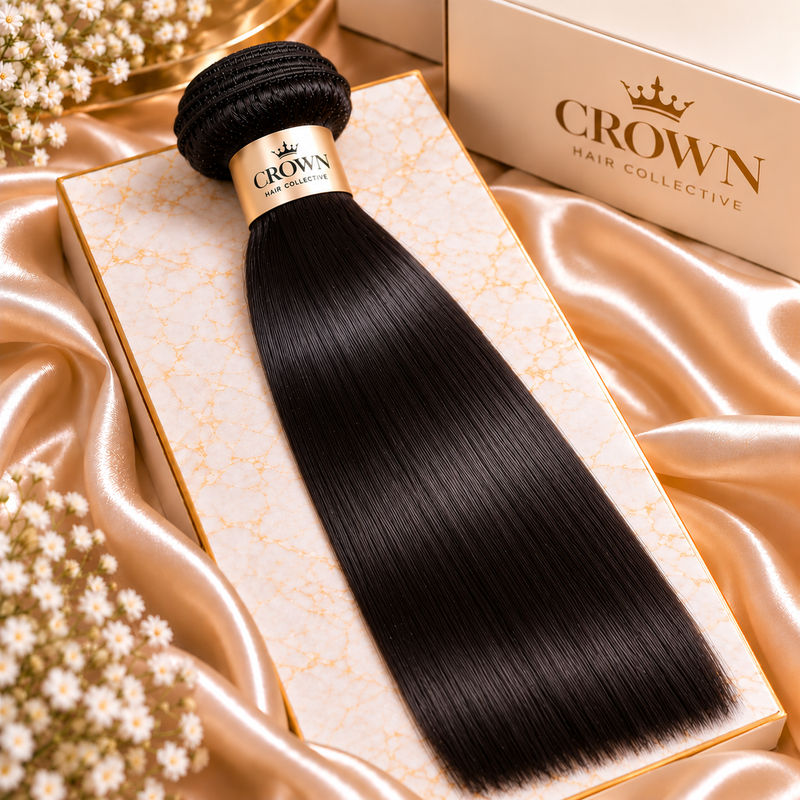 Crown Raw Straight Hair Bundles