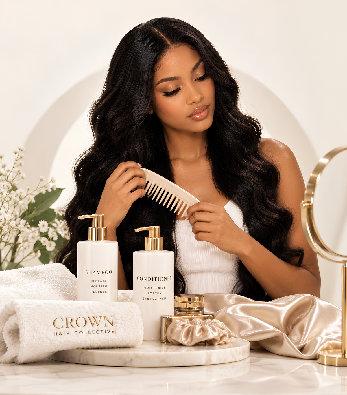 Hair care editorial