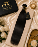 Crown Raw Straight Hair Bundles